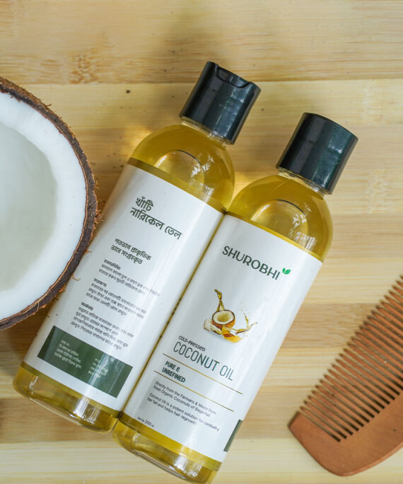 Shurobhi 100% Pure & Organic Coconut Oil - 400 ml